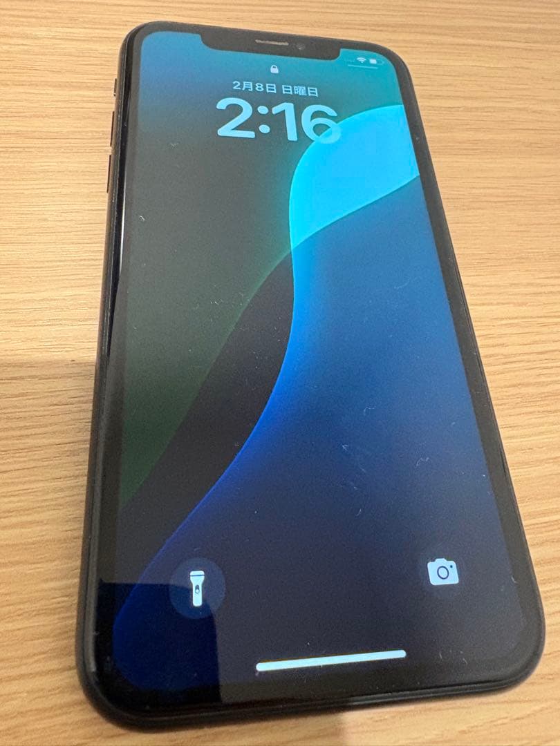 iPhone XR 64GB ブラックSIMフリー 背面ヒビあり 動作確認済