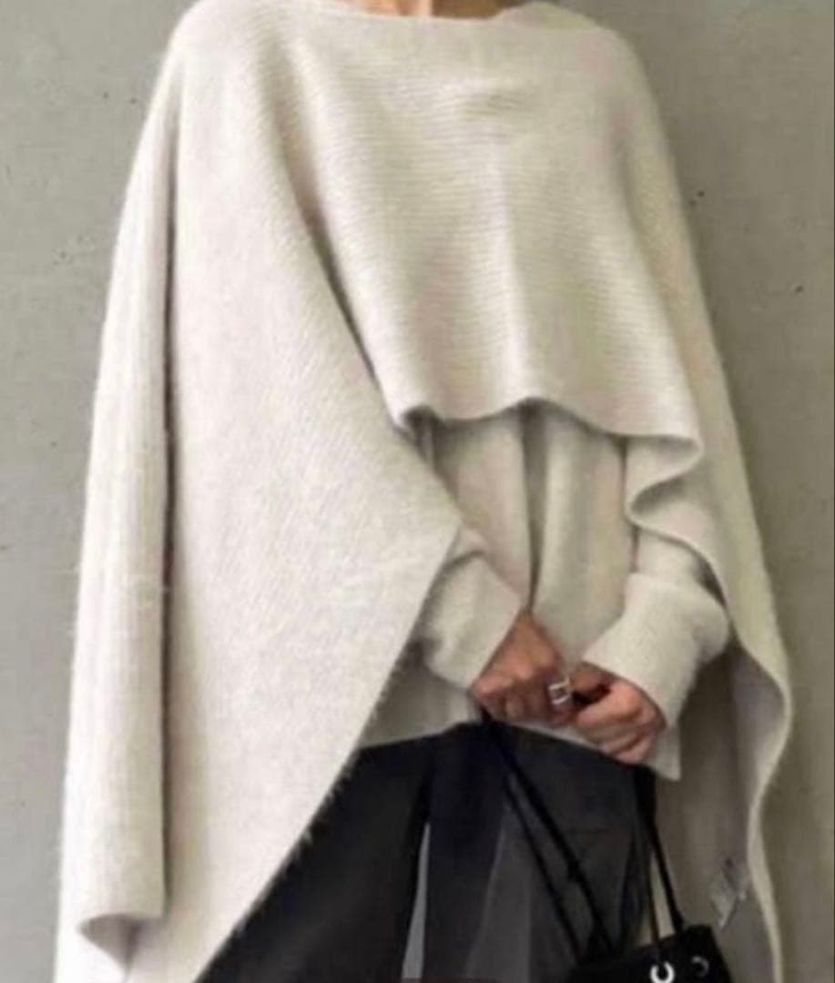 1er Arrondissement ラクーンポンチョ　ダークグレー