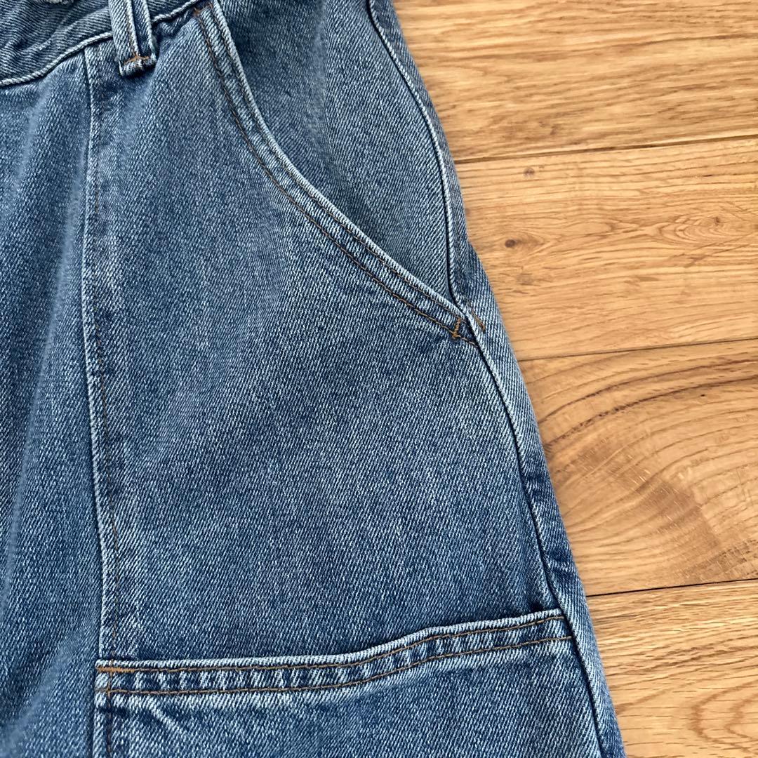 N*M様 something デニムサロペット 調整可能ストラップ