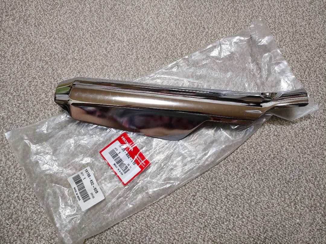 ホンダ GB350S 純正ヒートガード艶消し黒 サーモ バンテージ黒セット 新品