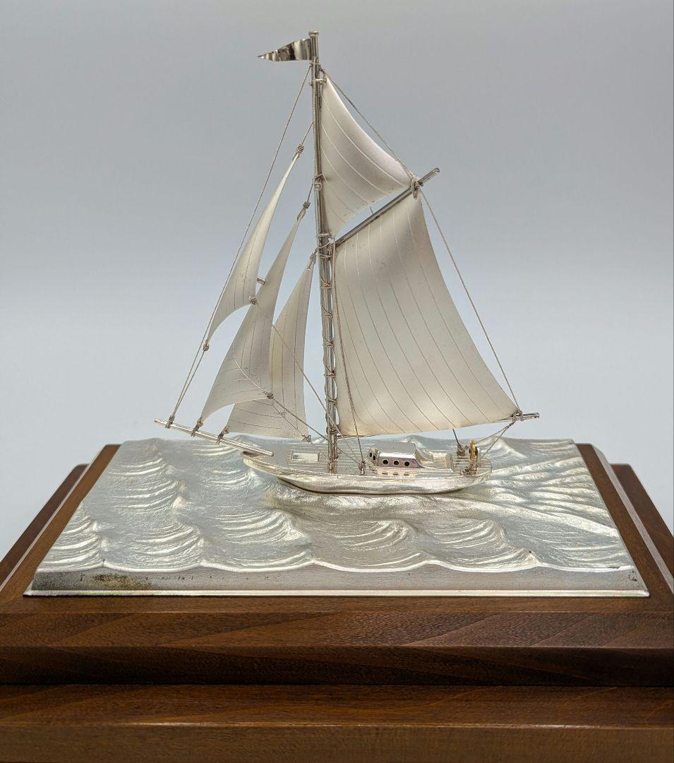 関工芸　ヨット　銀製品　960 Sterling