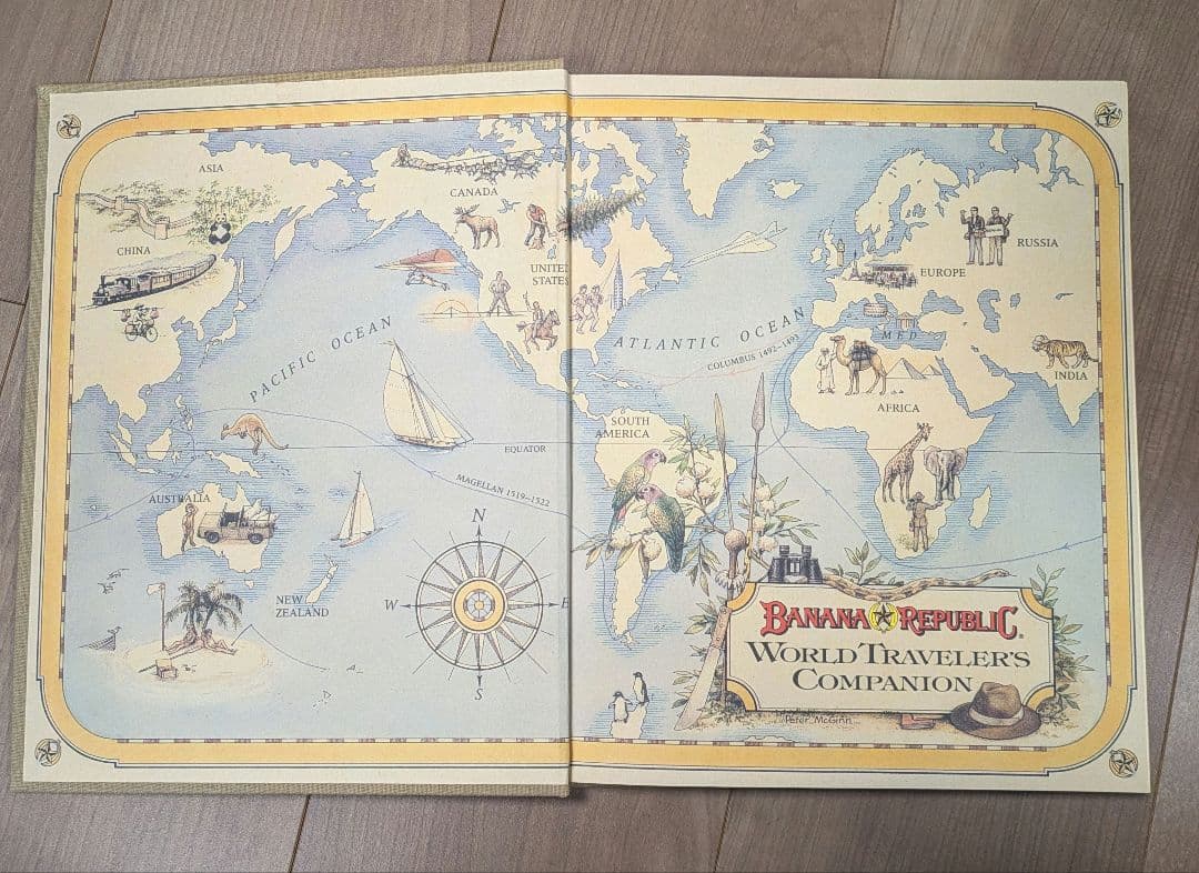 Banana Republic ヴィンテージ洋書 サファリ 1986