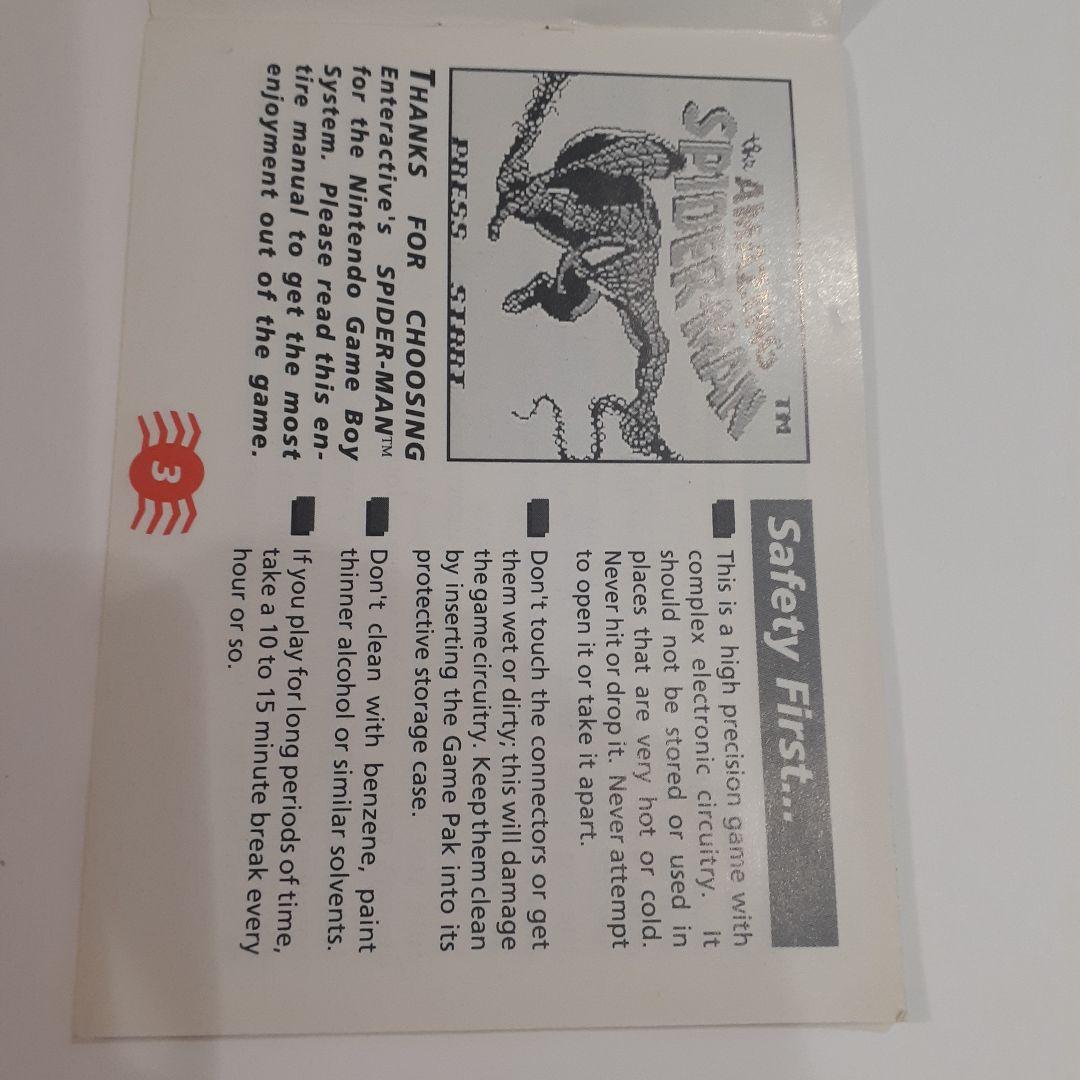 海外ソフト the AMAZING SPIDER-MAN 取説付き