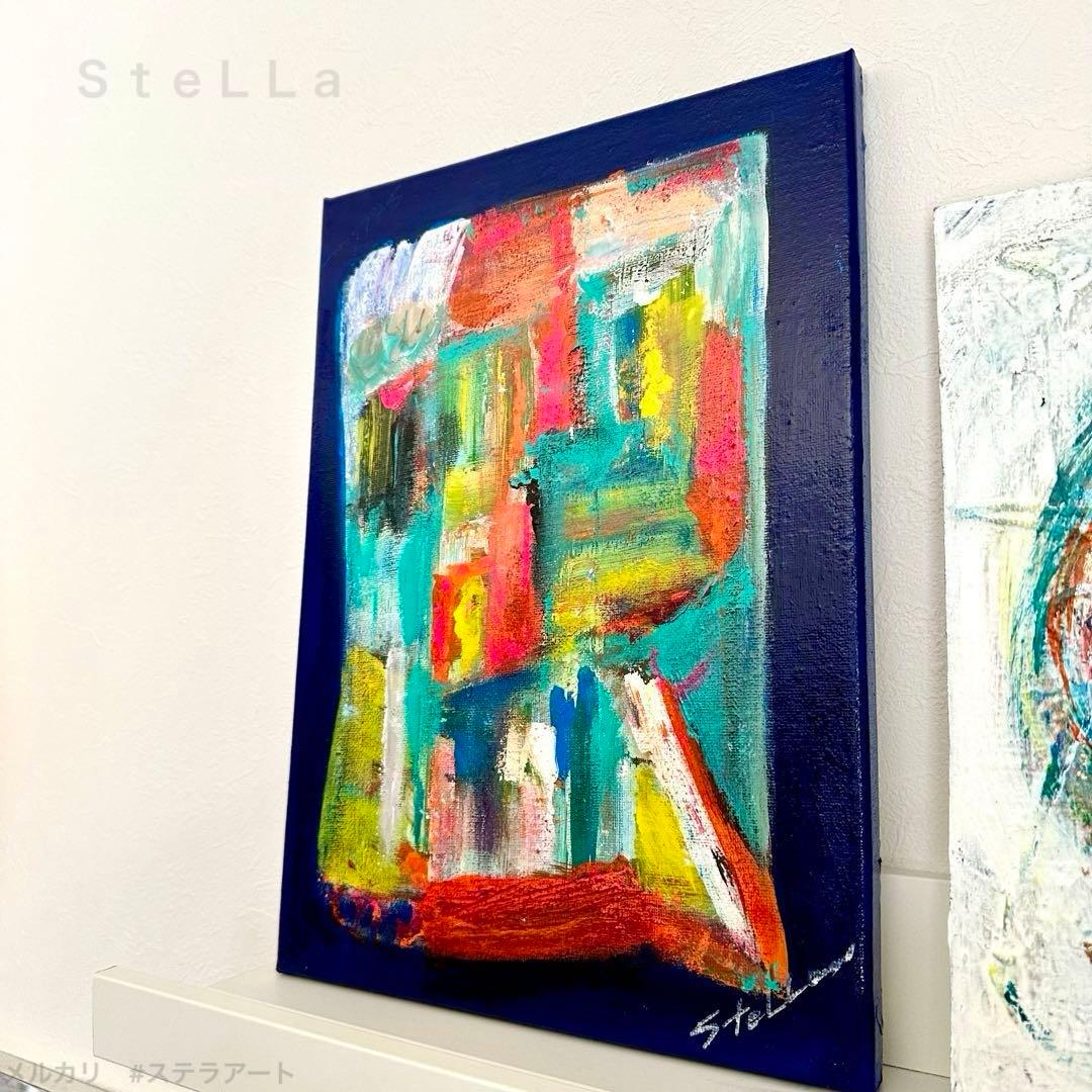 【ミグシスページ】現代アート　抽象画　北欧アート　カラフル　モダンアート