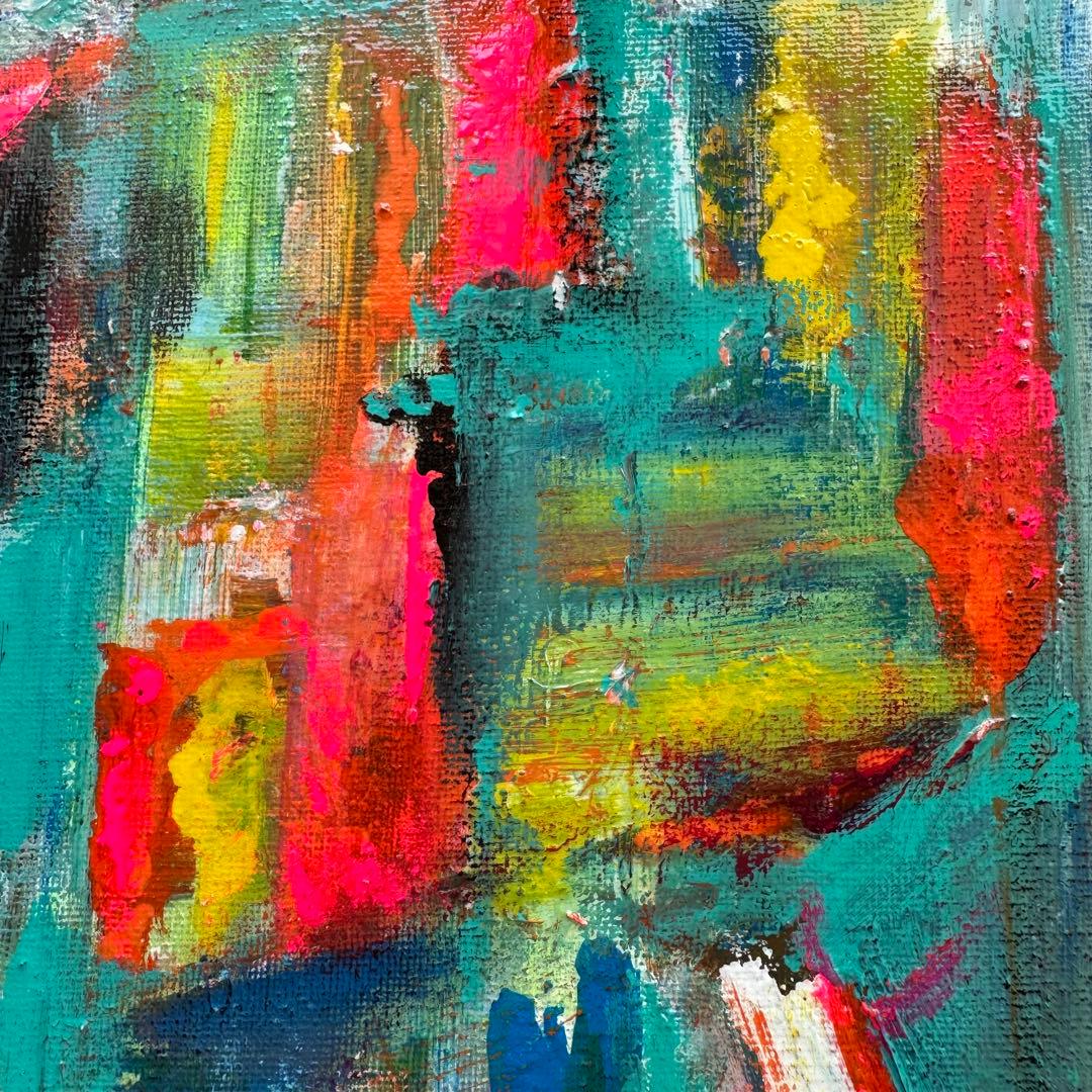 【ミグシスページ】現代アート　抽象画　北欧アート　カラフル　モダンアート