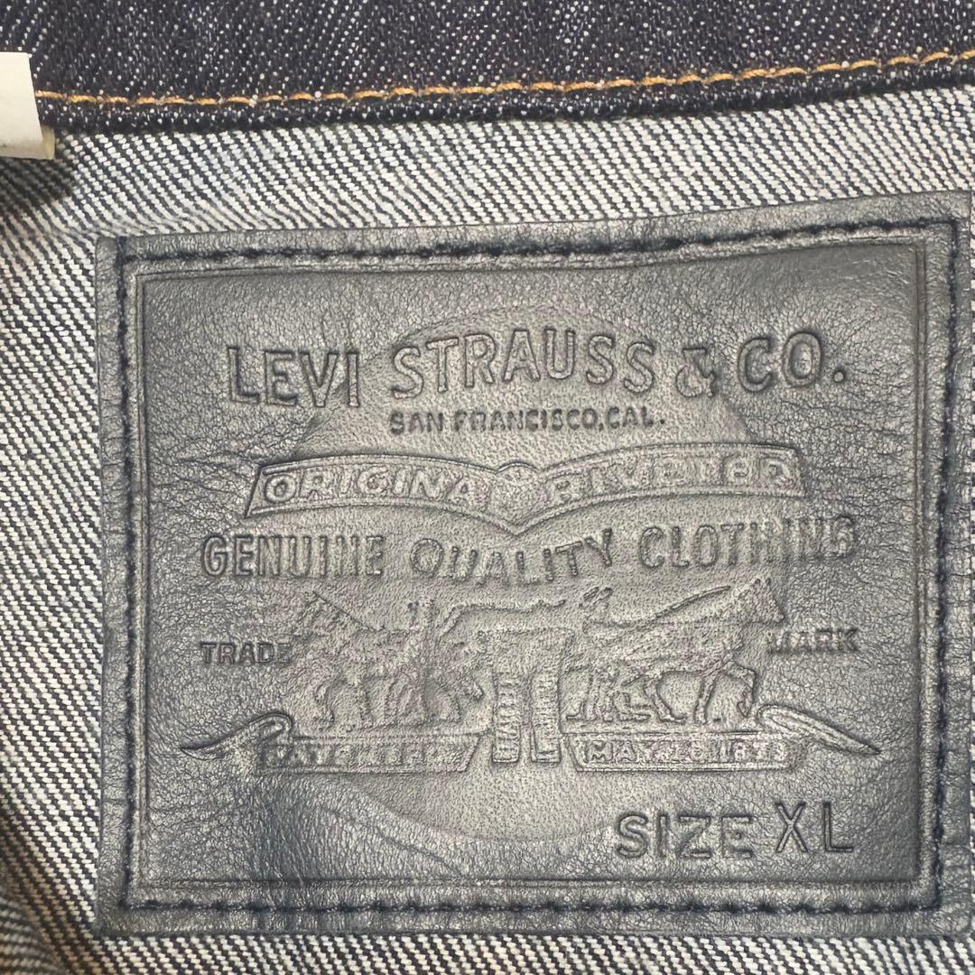 激レア青タブ✨完売 XL Levi's TYPE III トラッカージャケット
