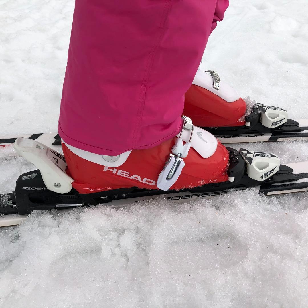 FISCHER140スキー板 atomicストックHEADブーツ　子供用