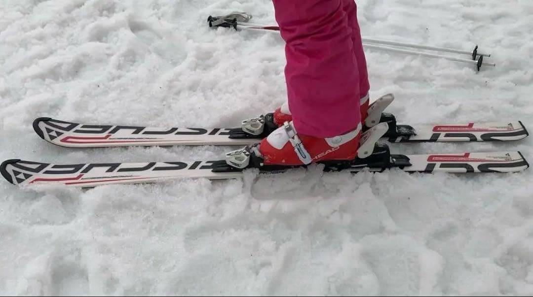 FISCHER140スキー板 atomicストックHEADブーツ　子供用