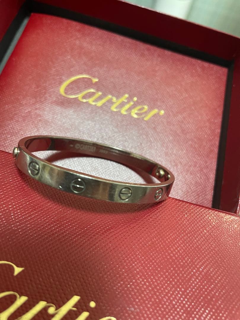 Cartierカルティエ　ラブブレス　WG サイズ17 旧型