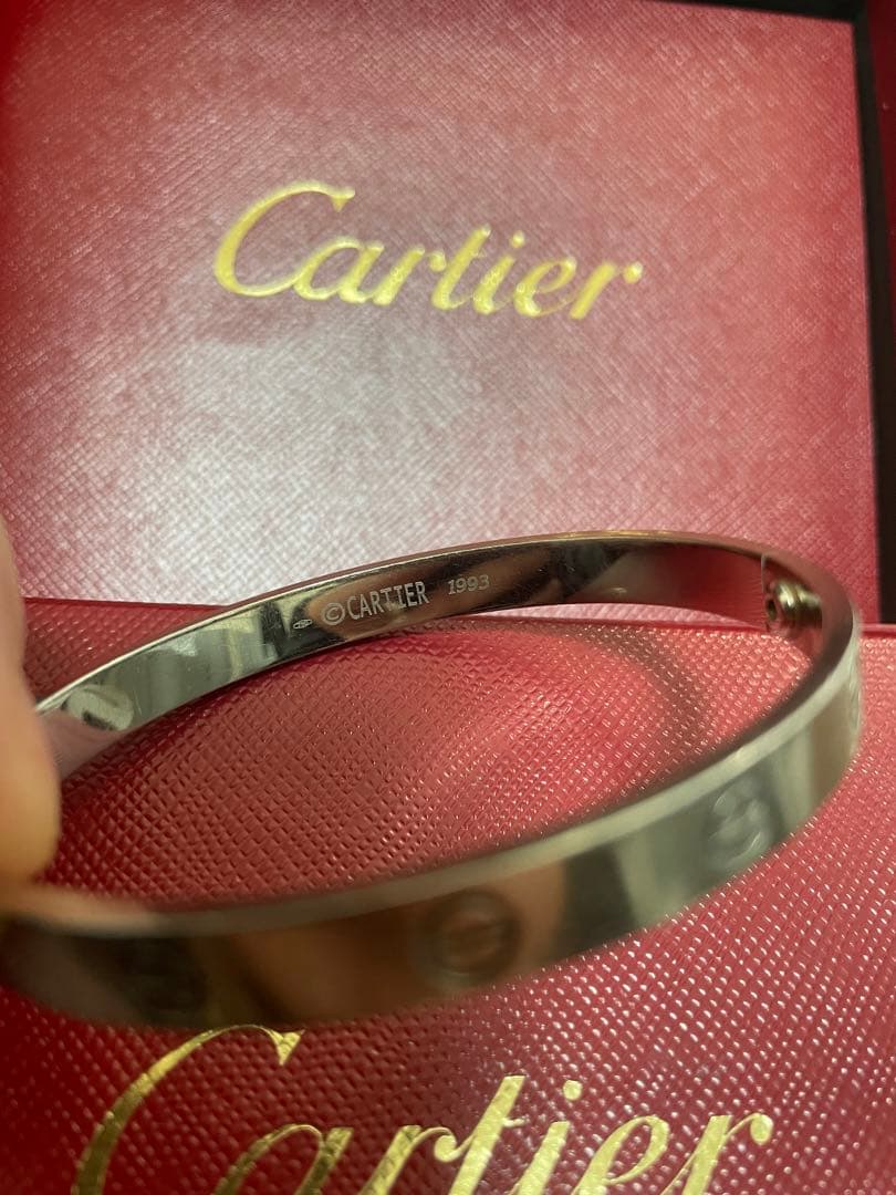 Cartierカルティエ　ラブブレス　WG サイズ17 旧型