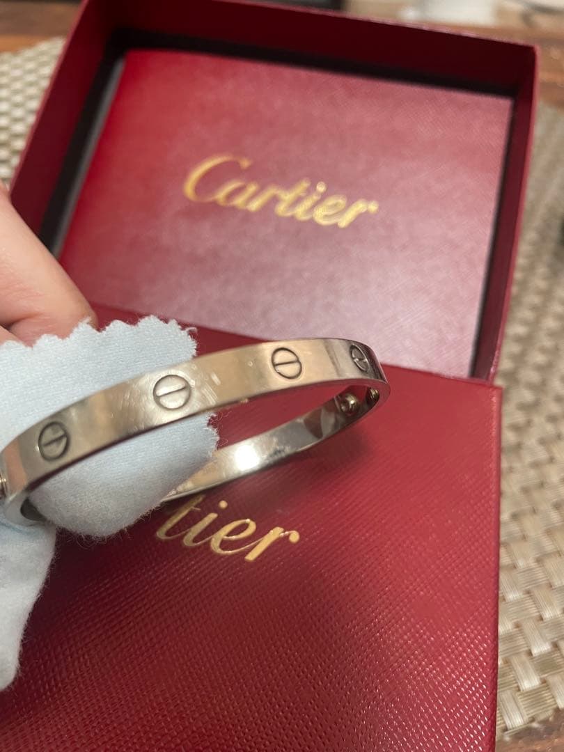 Cartierカルティエ　ラブブレス　WG サイズ17 旧型