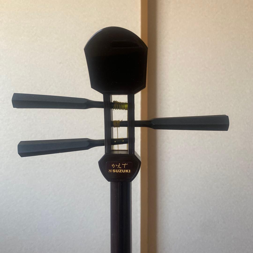SUZUKI 三味線　かえで　ハードケース付き