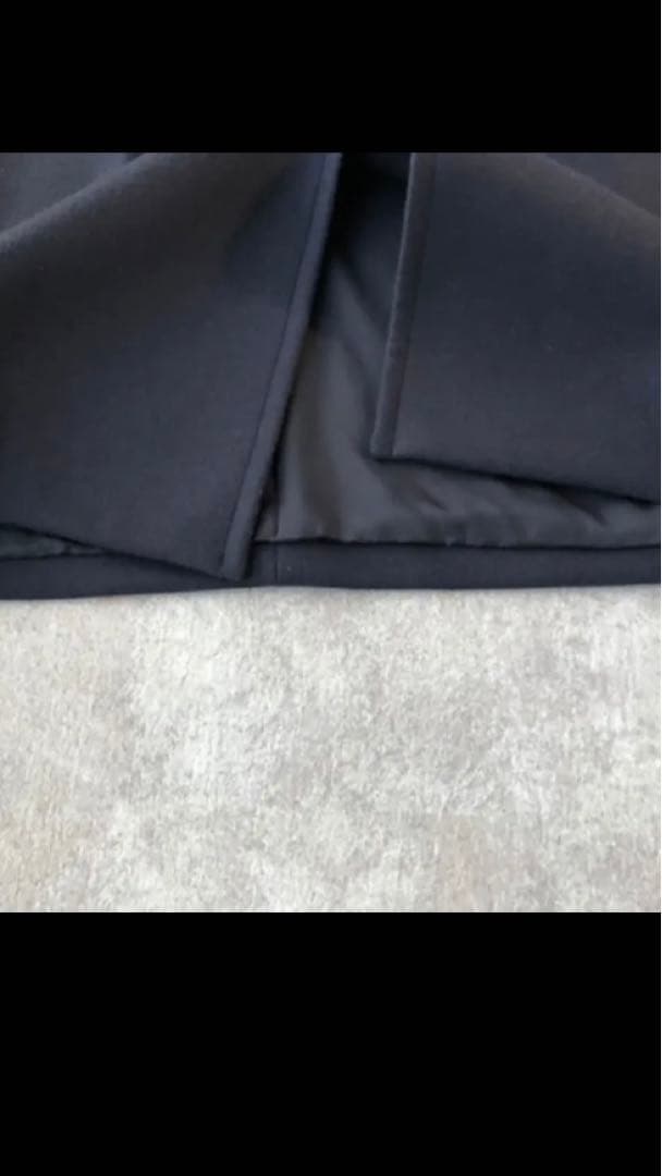 BEAUTY&YOUTH ハミルトン　メルトンロングPコート　ネイビー