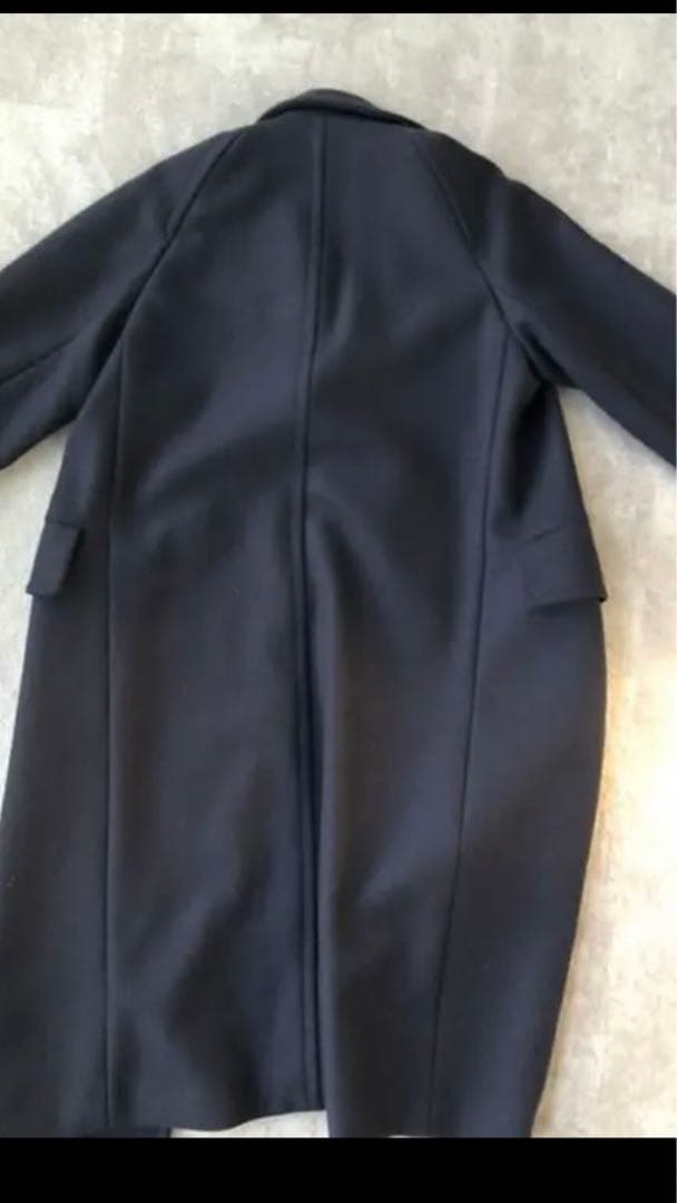 BEAUTY&YOUTH ハミルトン　メルトンロングPコート　ネイビー