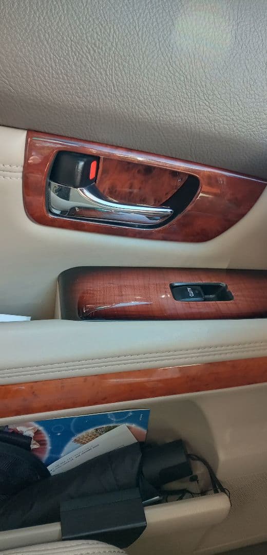 ハリアー　３０　RX330　シフトパネル　サンバーストウッド