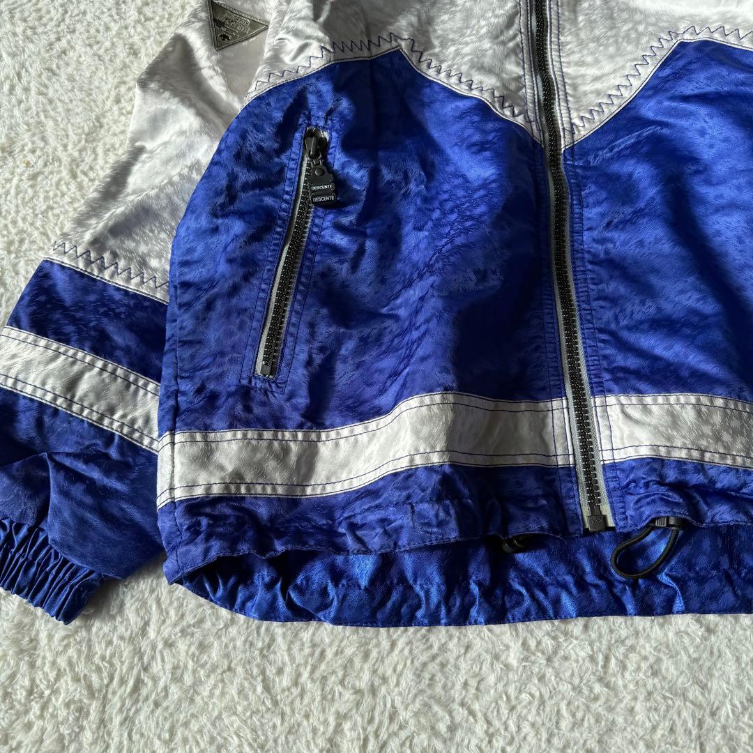 デサント スキーウェア 上下 洗える ウィンタースポーツ 男女兼用 M ブルー