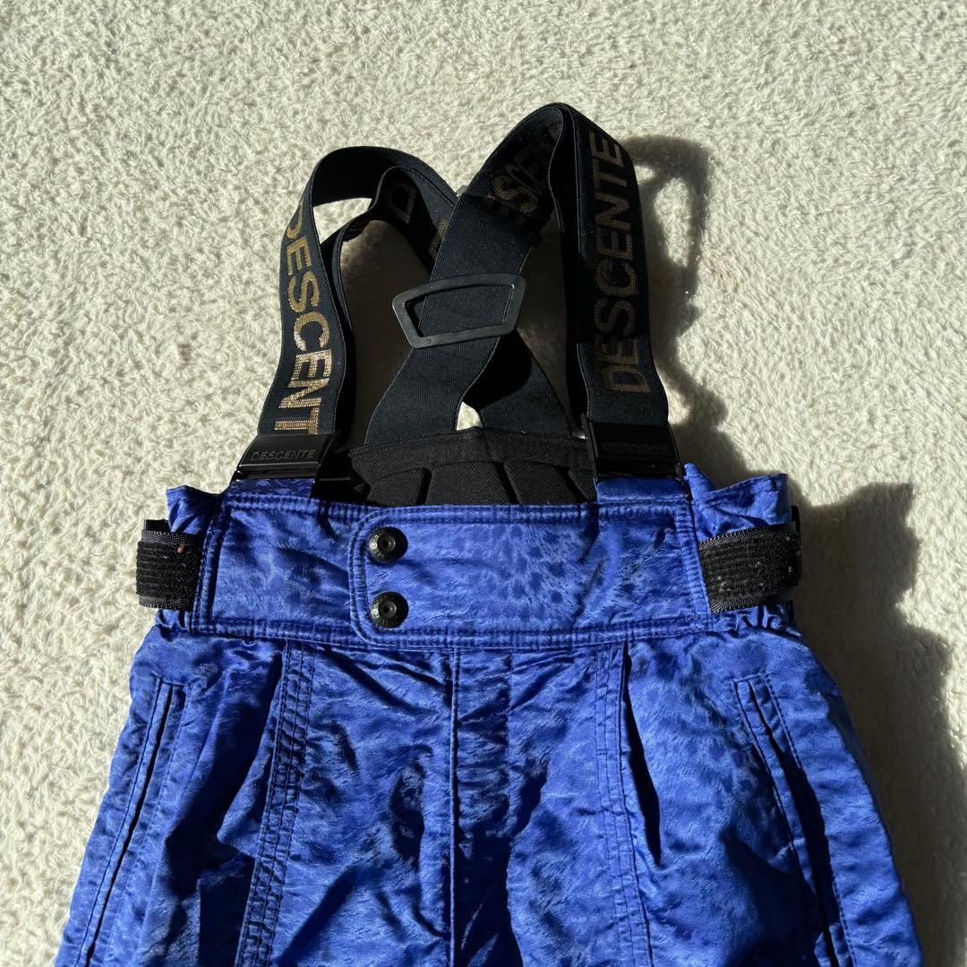 デサント スキーウェア 上下 洗える ウィンタースポーツ 男女兼用 M ブルー