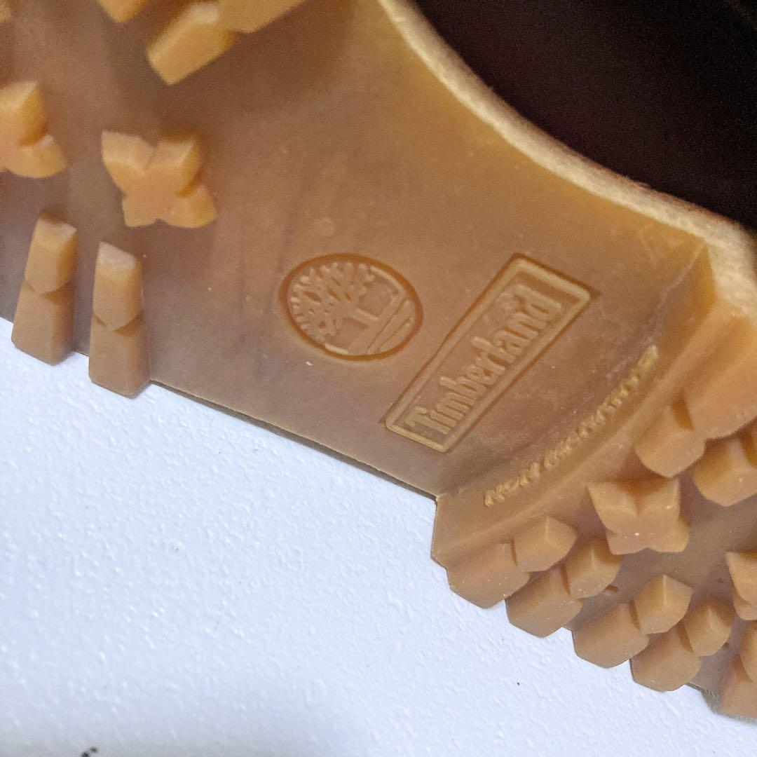 美品 ティンバーランド 3eye クラシックラグ 27.5 デッキシューズ 赤茶