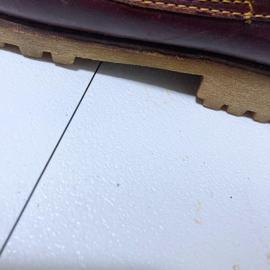 美品 ティンバーランド 3eye クラシックラグ 27.5 デッキシューズ 赤茶