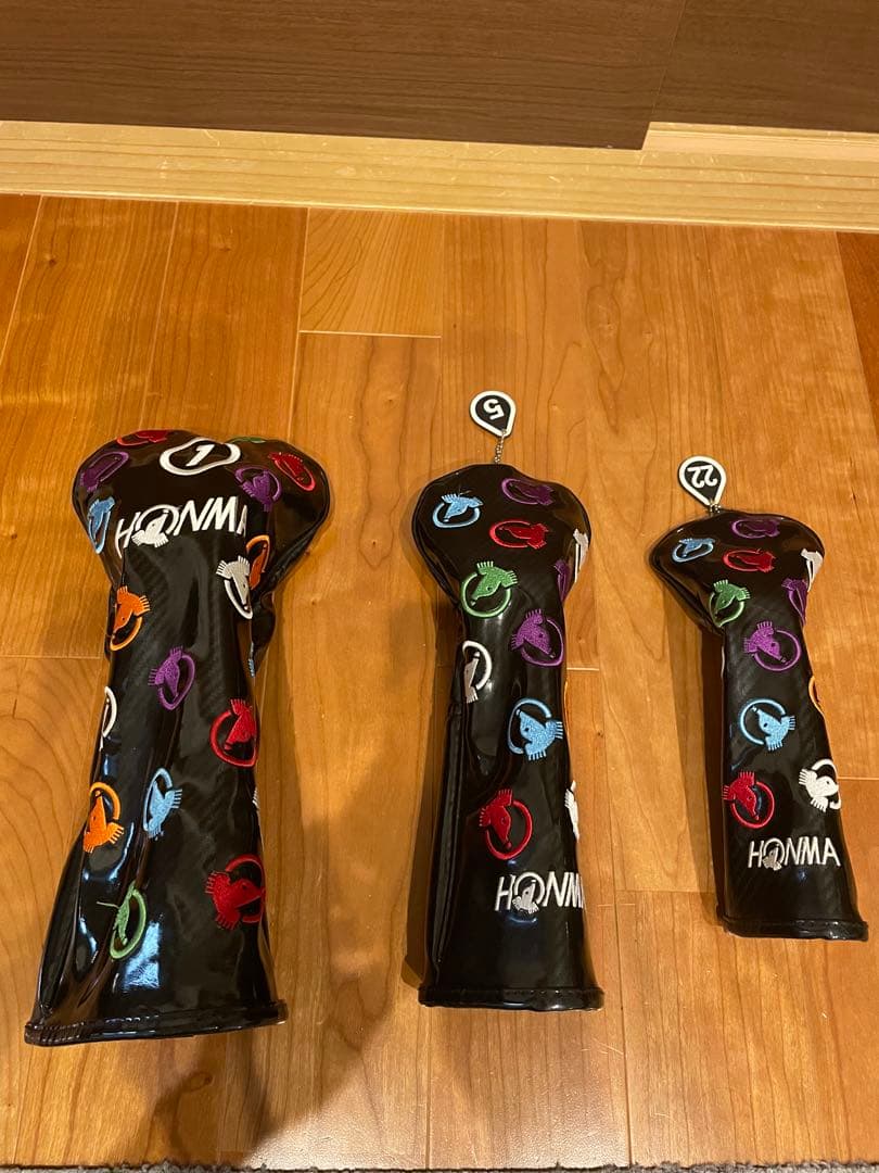 HONMA ゴルフキャディバッグ 黒/マルチカラー