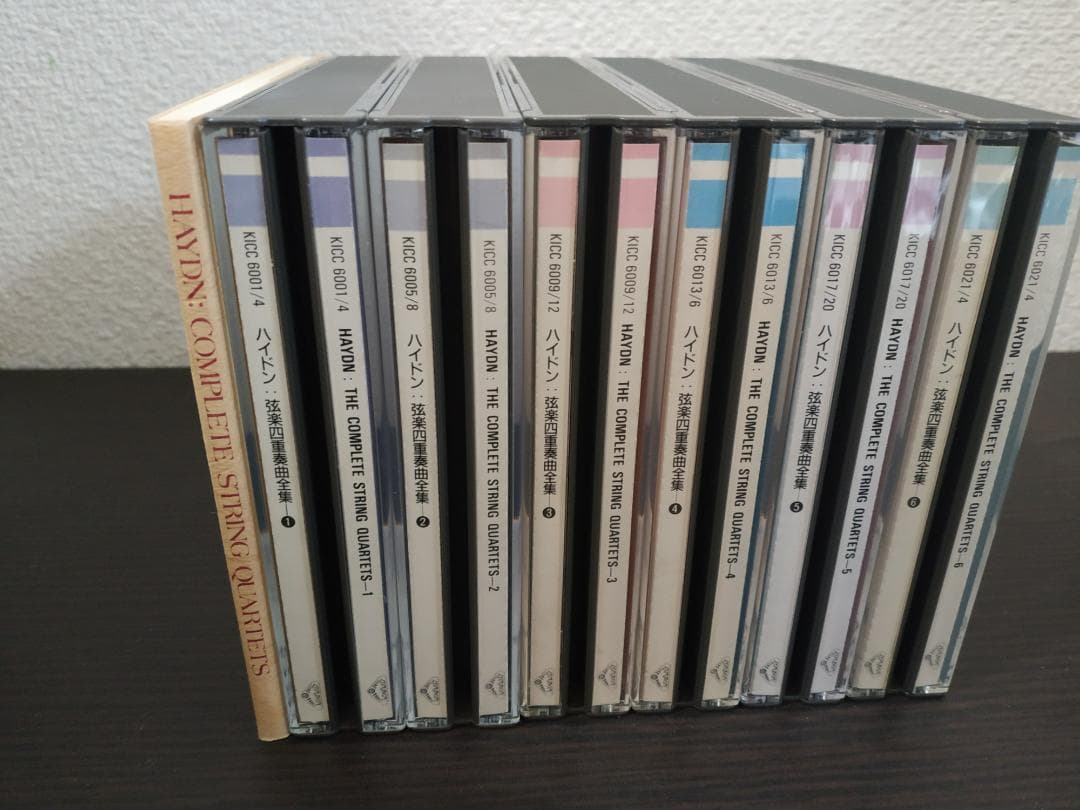 ハイドン 弦楽四重奏曲全集 CD24枚組 エオリアンQ 廃盤 キングレコード