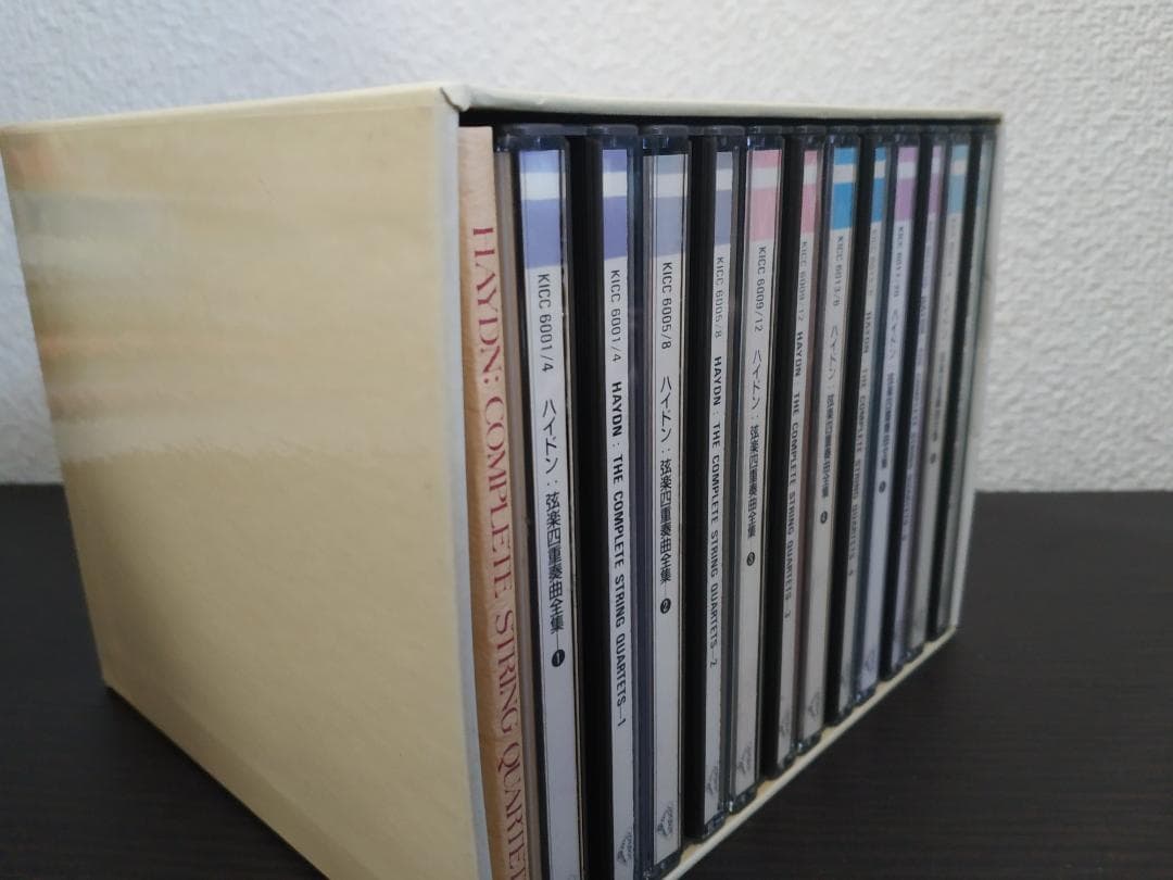 ハイドン 弦楽四重奏曲全集 CD24枚組 エオリアンQ 廃盤 キングレコード