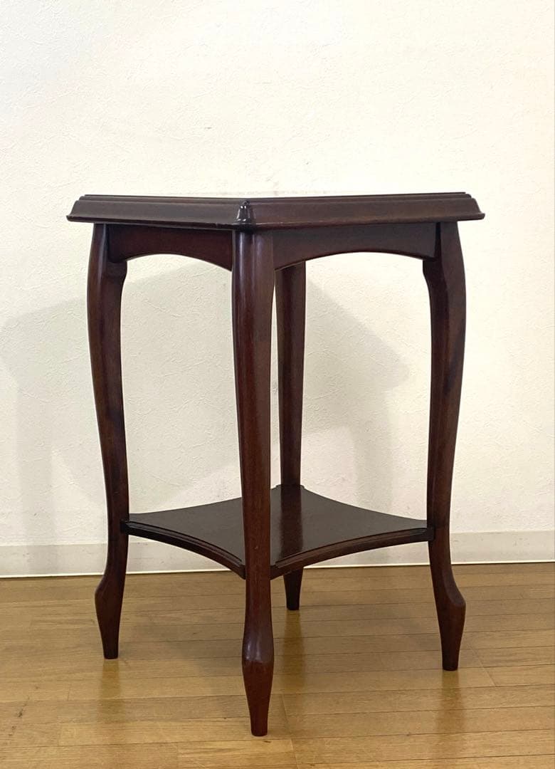 程度良 マルニ ベルサイユ 花台 サイドテーブル 飾り棚 コンソール 猫脚