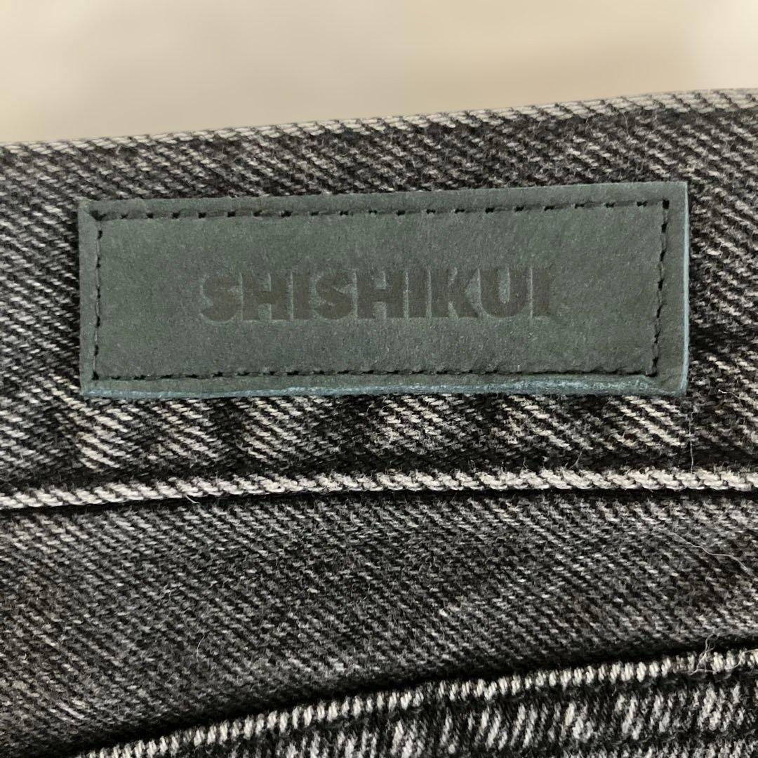 パンツ SHISHIKUI half jean BLACK
