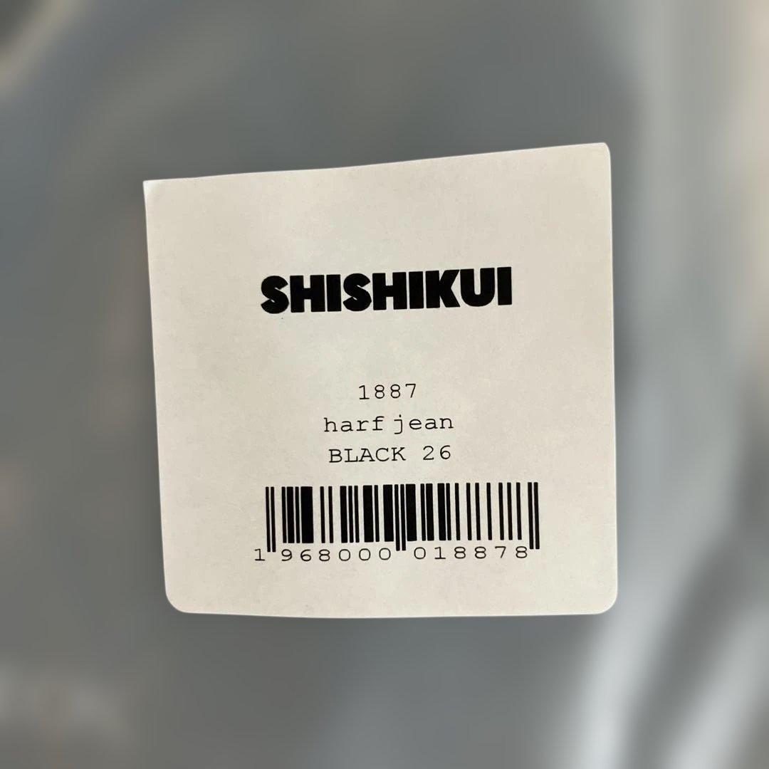 パンツ SHISHIKUI half jean BLACK