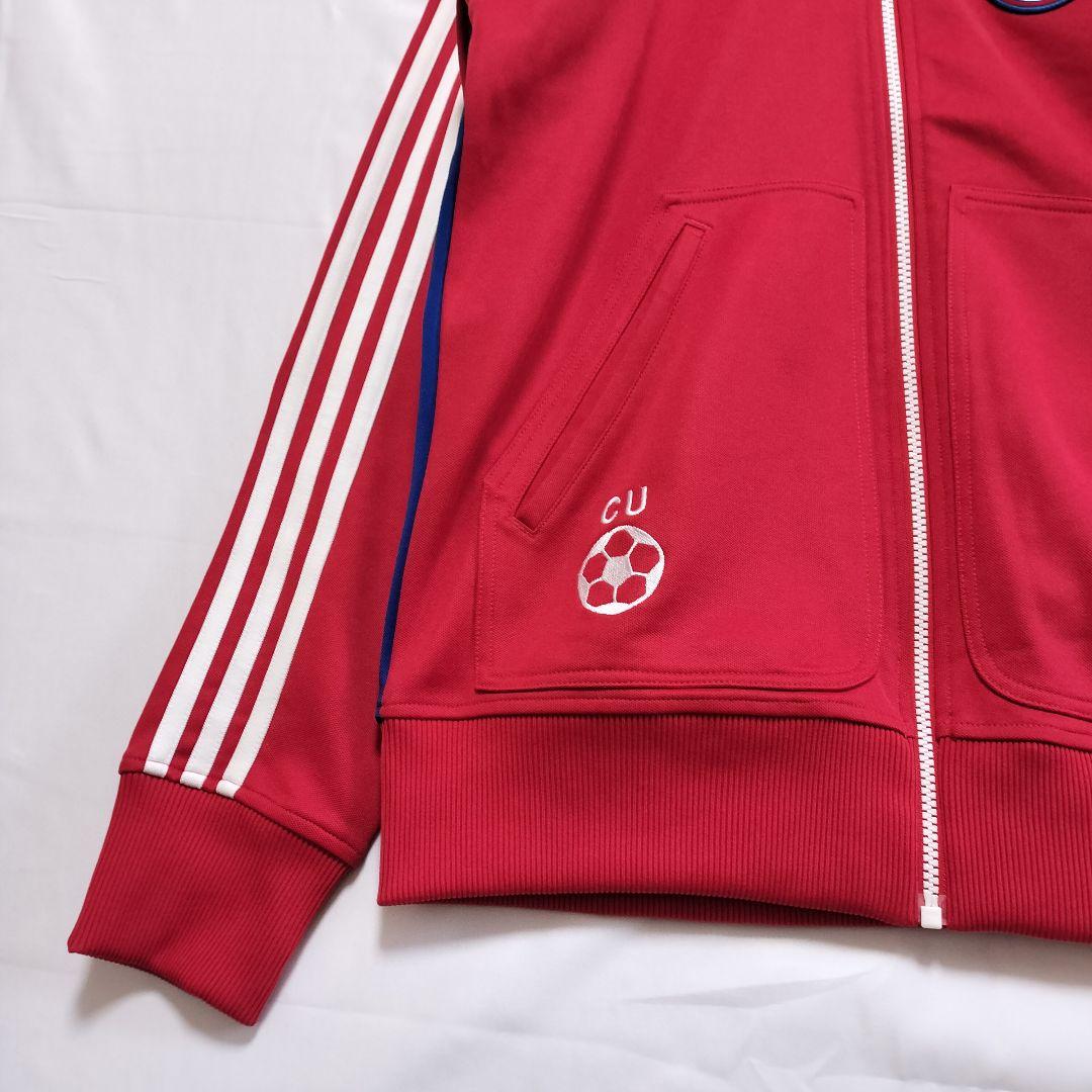 ★人気　アディダス　ジャージ　トラックジャケット　刺繍ロゴ　キューバ　M