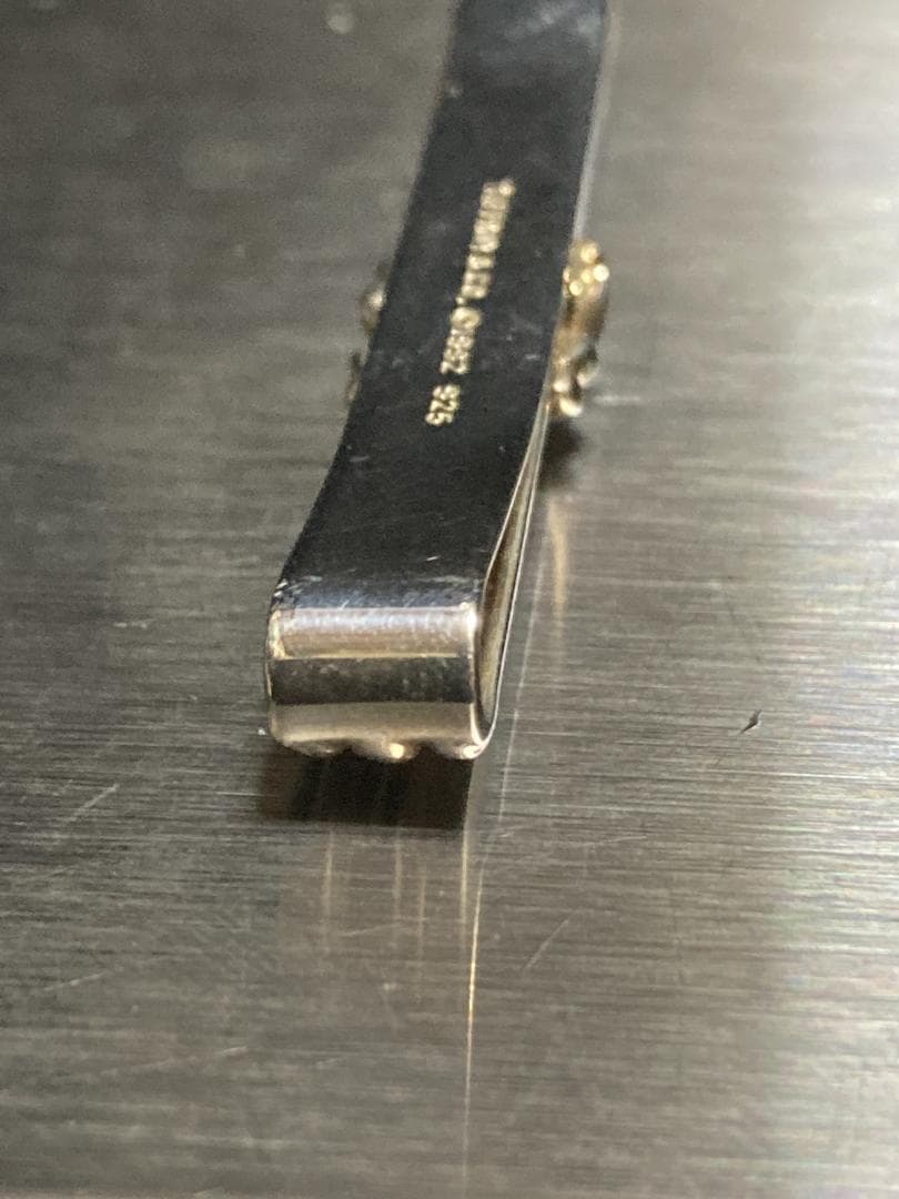 美品 ティファニー シグネチャー クロス タイピン シルバー 925