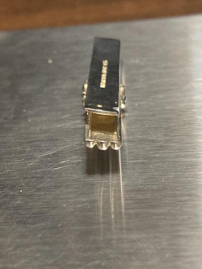 美品 ティファニー シグネチャー クロス タイピン シルバー 925