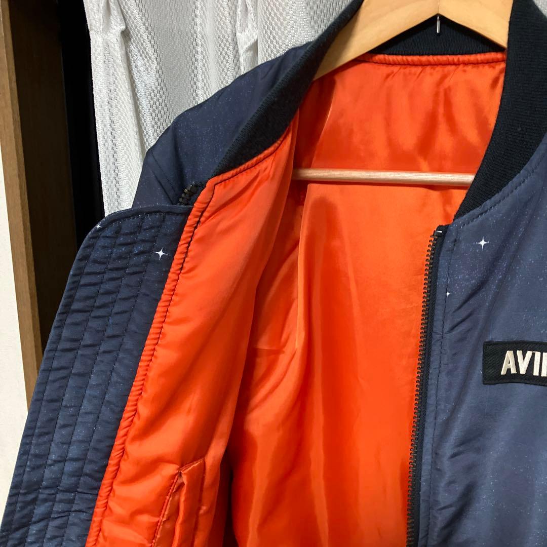 激レアAVIREX MA-1 フライトジャケット (ロアーガンズ)XLサイズ