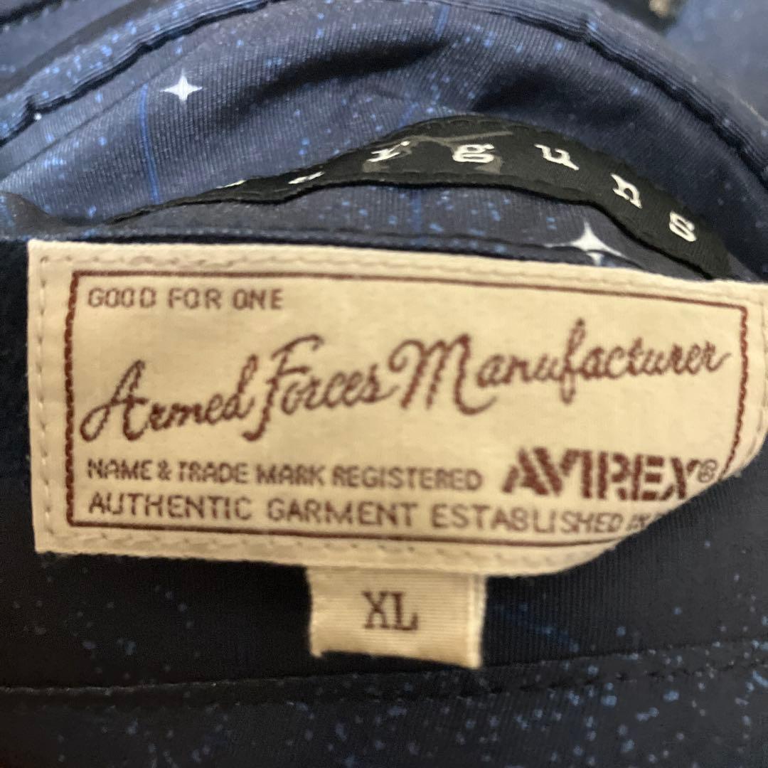 激レアAVIREX MA-1 フライトジャケット (ロアーガンズ)XLサイズ