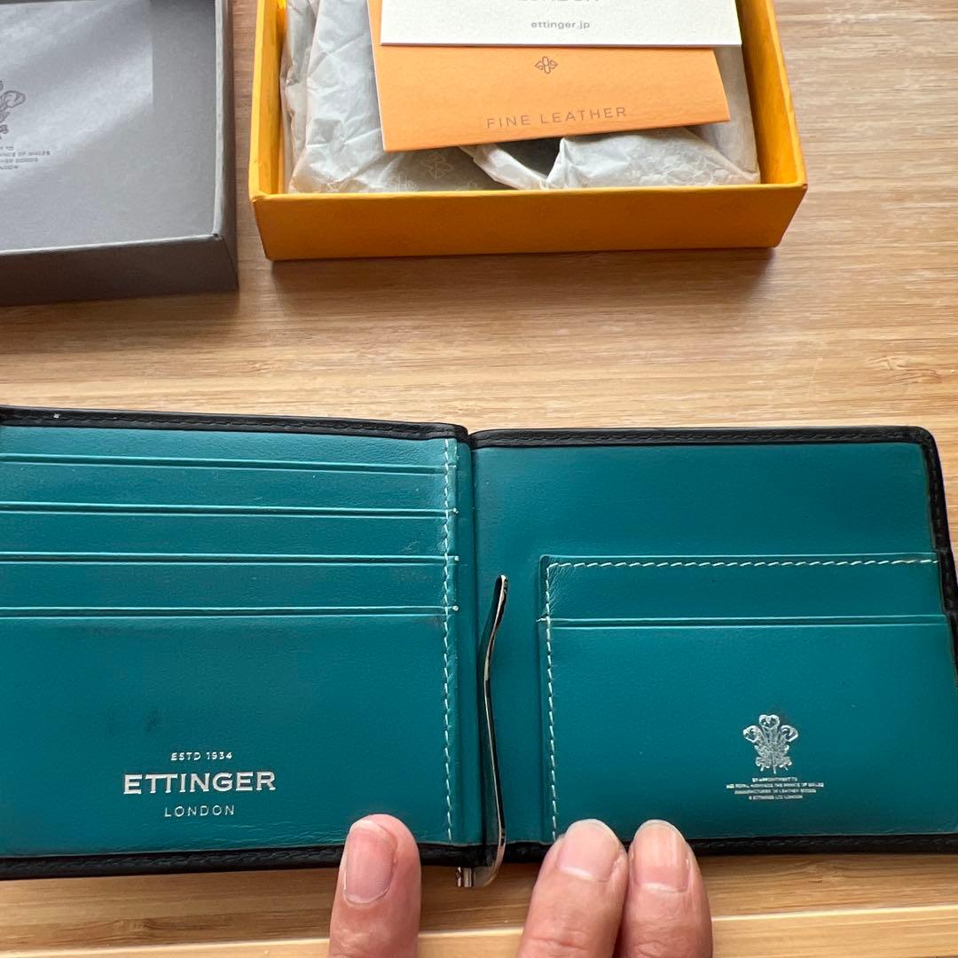 ETTINGER マネークリップ ターコイズ エッティンガー