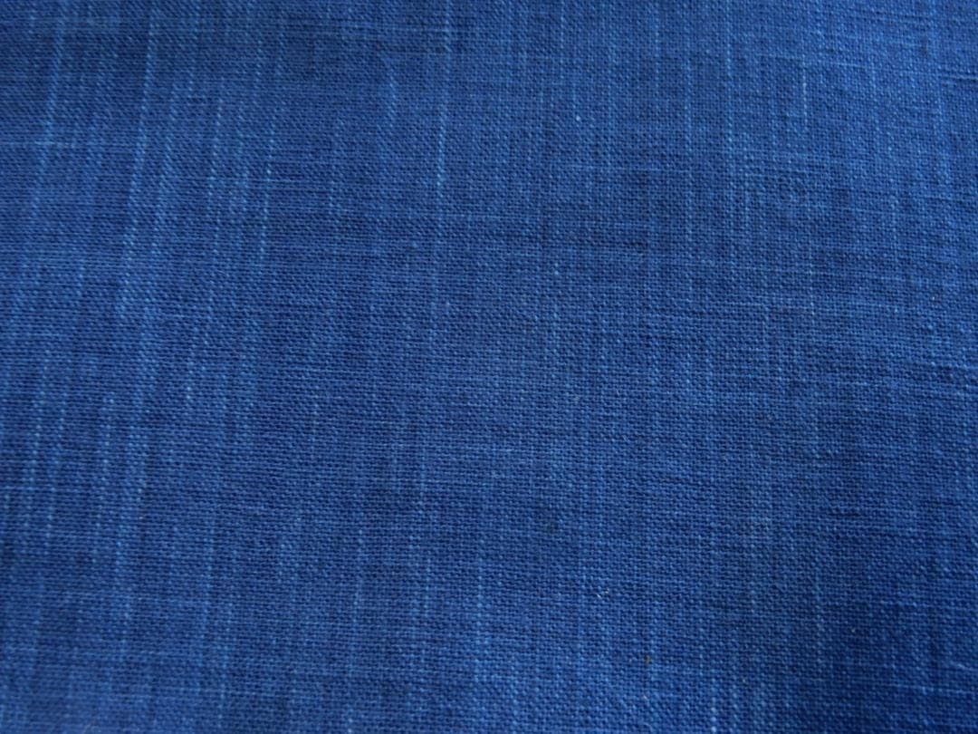 正藍染・木綿・松阪木綿 納戸色着尺反物・長12m巾40cm・二反まとめて