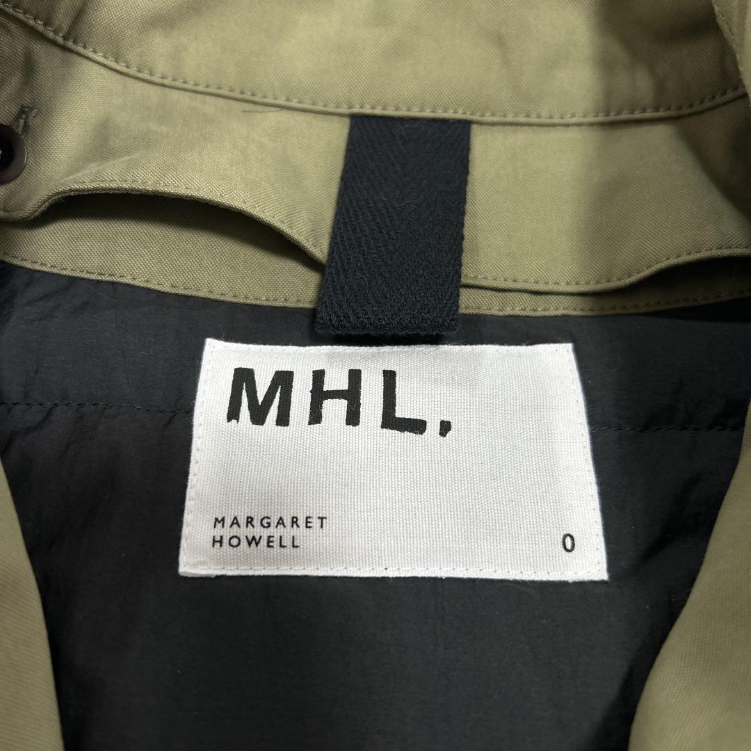 【24AW】MHL　WORN COTTON NYLON コート　ライナー付　S