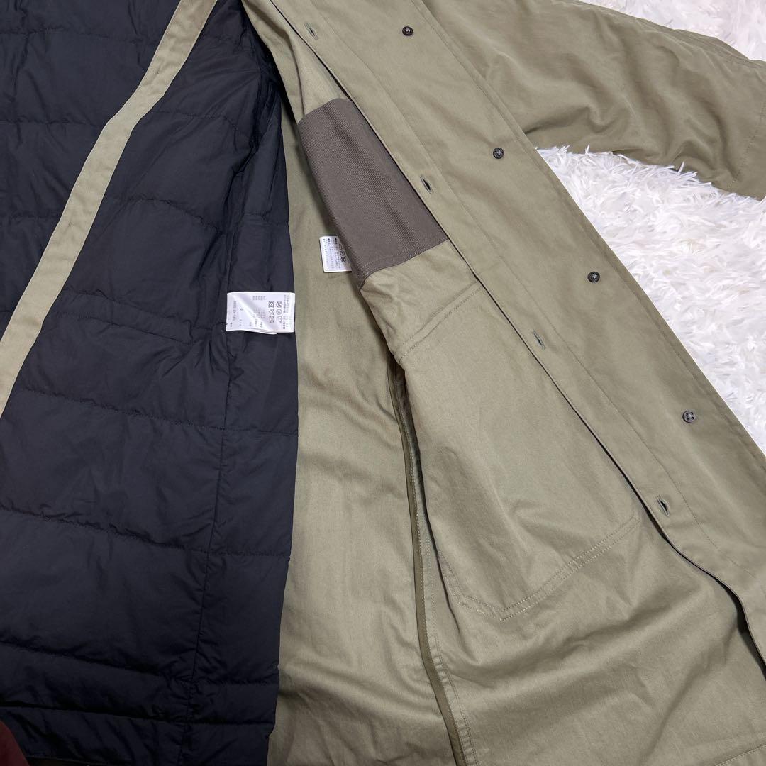 【24AW】MHL　WORN COTTON NYLON コート　ライナー付　S