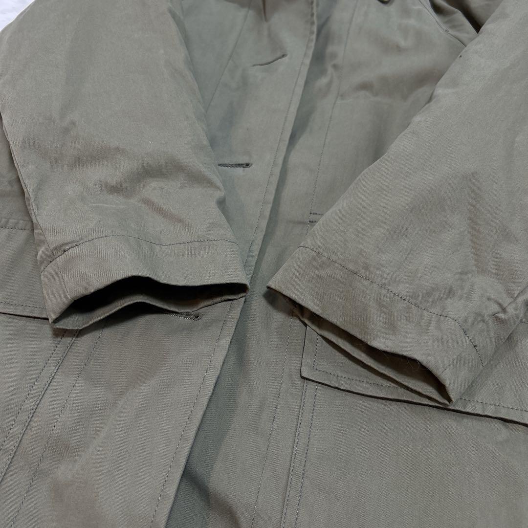 【24AW】MHL　WORN COTTON NYLON コート　ライナー付　S