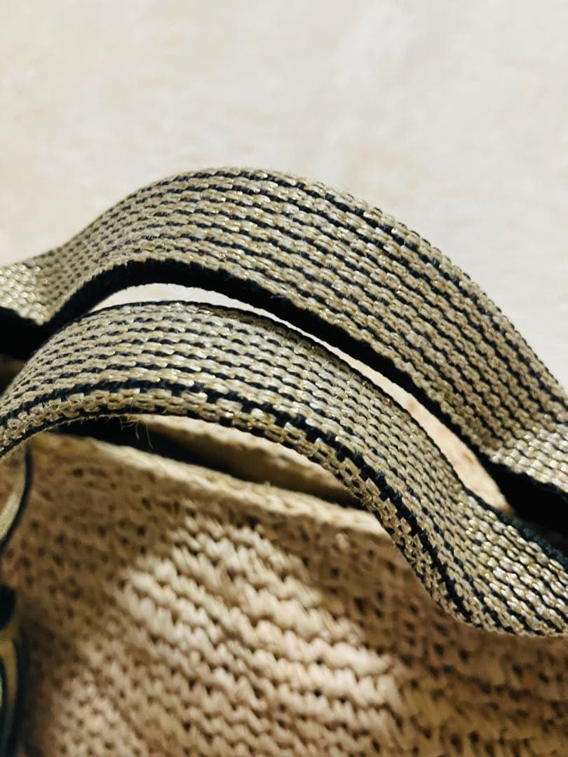 ヴィオラドーロ ラメテープハンドル 2way カゴバッグ