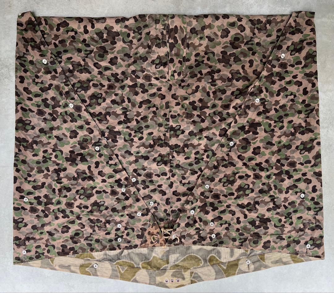 実物 4枚フルセット オーストリア軍幕 タープ テント ツェルトバーン ポンチョ