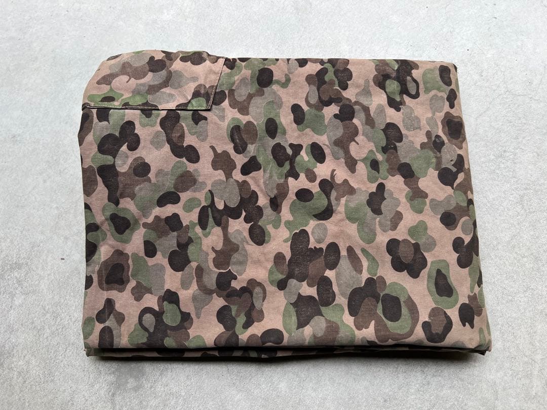 実物 4枚フルセット オーストリア軍幕 タープ テント ツェルトバーン ポンチョ