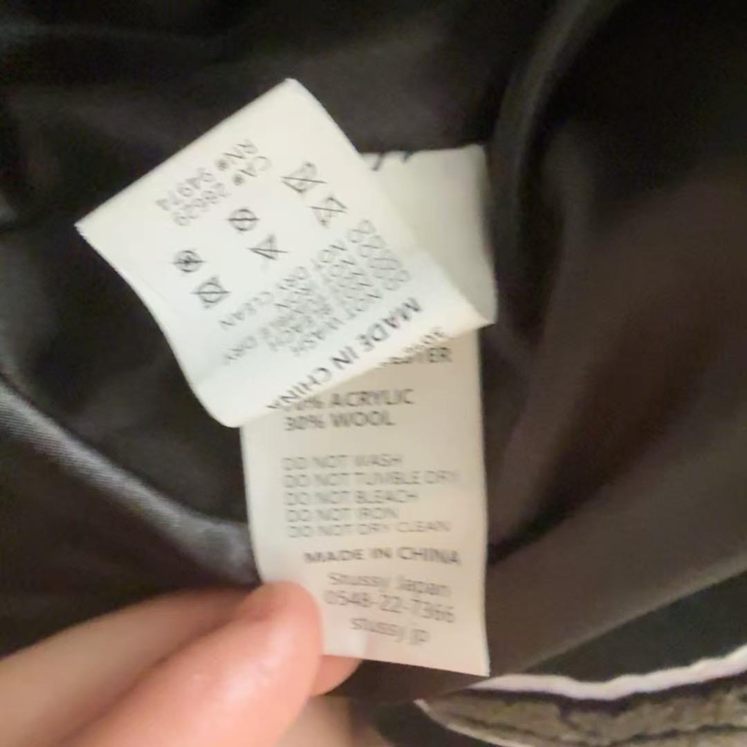 STUSSY x コム・デ・ギャルソン スタジャン ジャケット