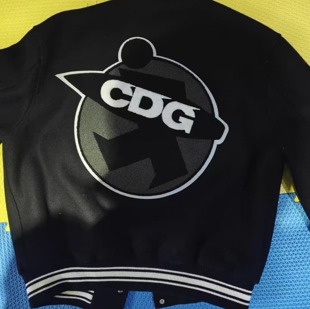 STUSSY x コム・デ・ギャルソン スタジャン ジャケット