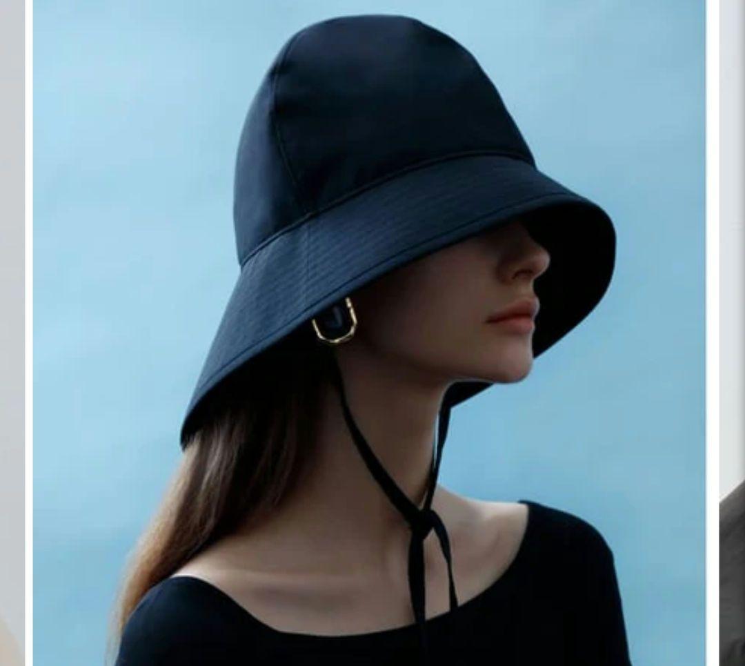 IRIS 47 サンシェードハット 黒 未使用美品