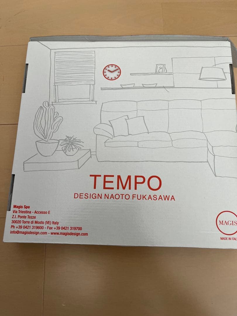 タ*ト様 MAGIS TEMPO 掛時計 マジス　テンポ　中古品 訳あり　茶色