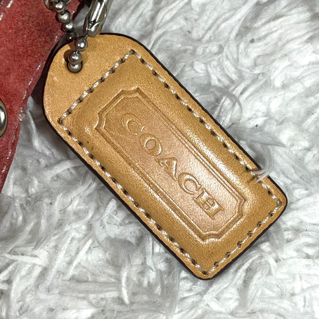✨希少カラー✨COACH コーチ ワンショルダー 赤 シグネチャー レッド