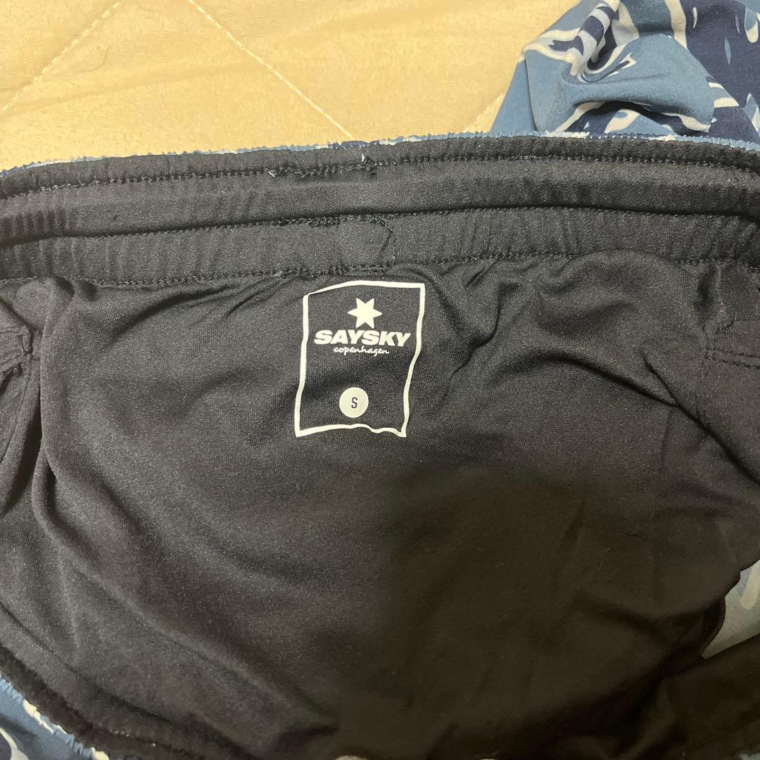 SAYSKY ネイビー迷彩 タンクトップ&ショートパンツ S