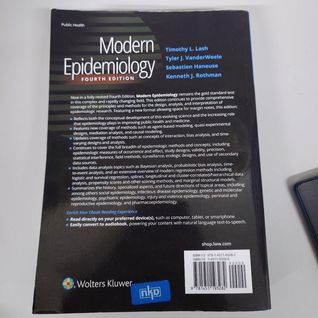 Modern Epidemiology 4版