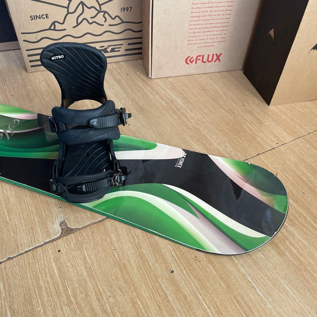 YONEX×NITRO良質国産SLEEK　バイン付スノーボードセット　ヨネックス
